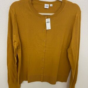 GAP Women's Golden Cardigan in Size XL